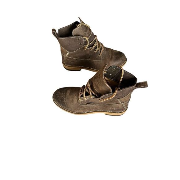 Timberland PRO Women's 8 Hightower Coffee Brown Round Alloy Toe Lace Up Boot - Picture 2 of 11